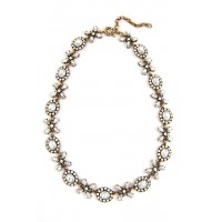Rina Crystal Garland Statement Necklace